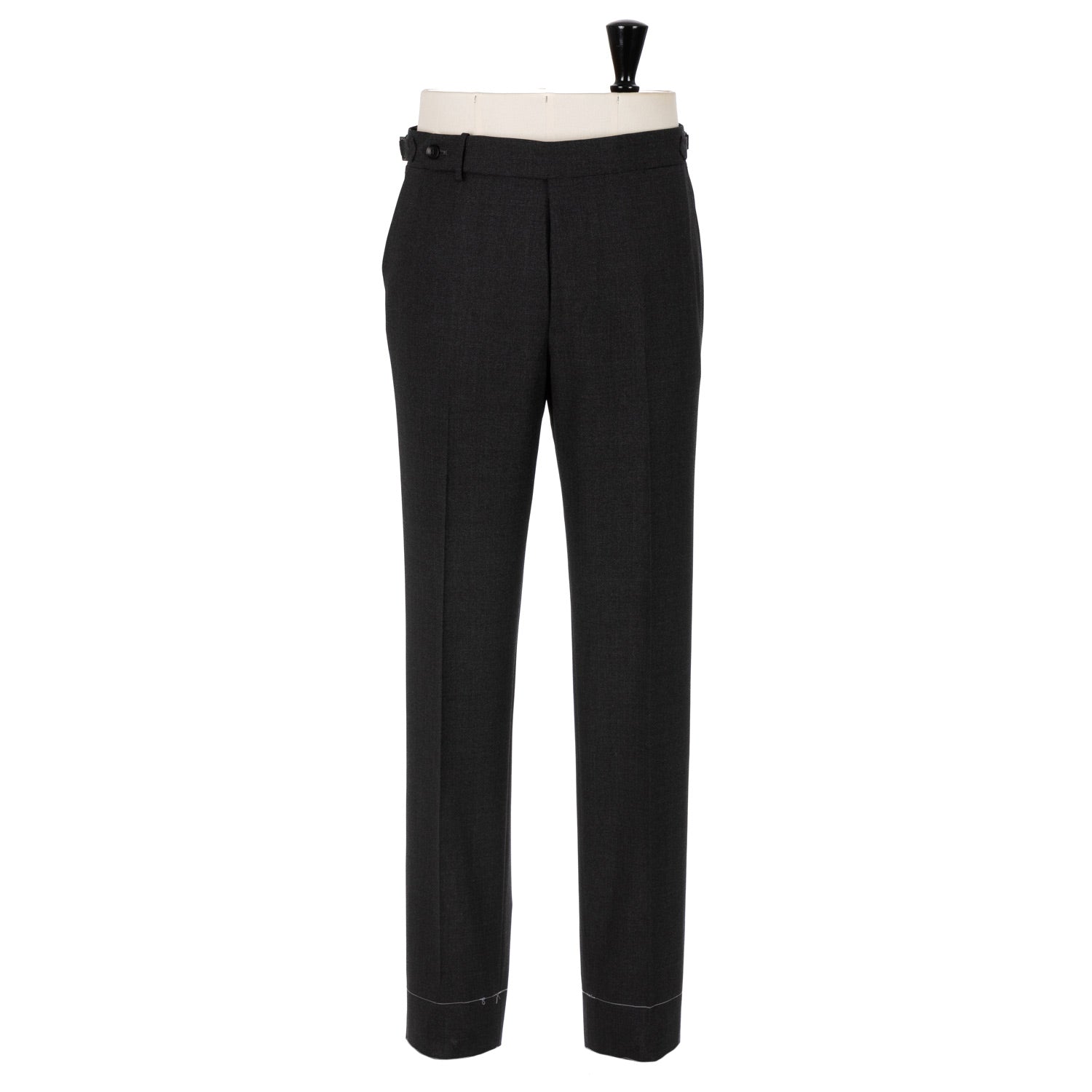 Exklusiv für Michael Jondral: Dunkelgraue Hose in einem "Four Season" - Fresko aus englischer Wolle - Rota Sartorial